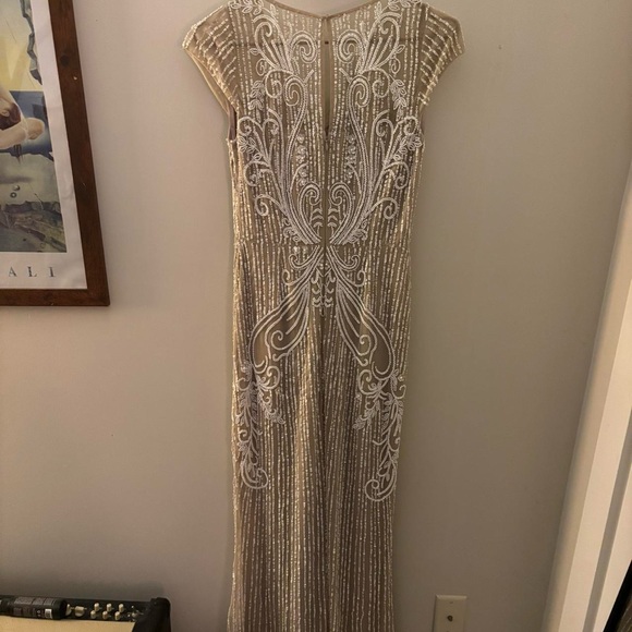 BHLDN White/Cream Beaded Gown - Size 4 - Picture 2 of 9